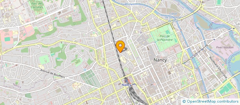 localisation de l'entreprise PRISCA  NANCY