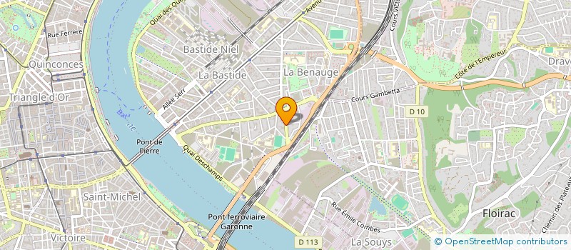 localisation de l'entreprise PRISCA  BORDEAUX