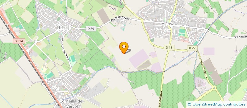 localisation de l'entreprise PRISCA PRODUCTION  ALENYA