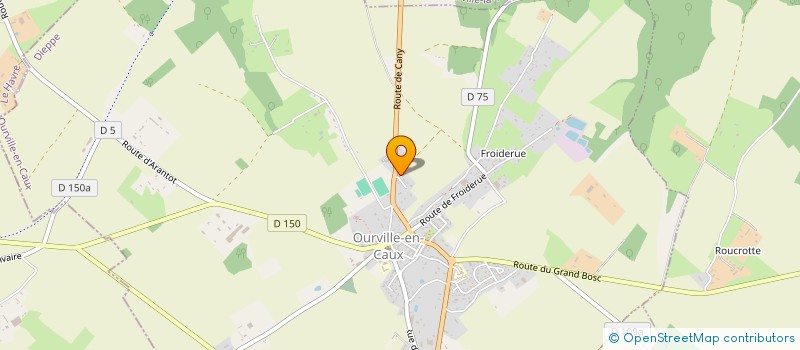 localisation de l'entreprise PRISCI POLE  OURVILLE-EN-CAUX