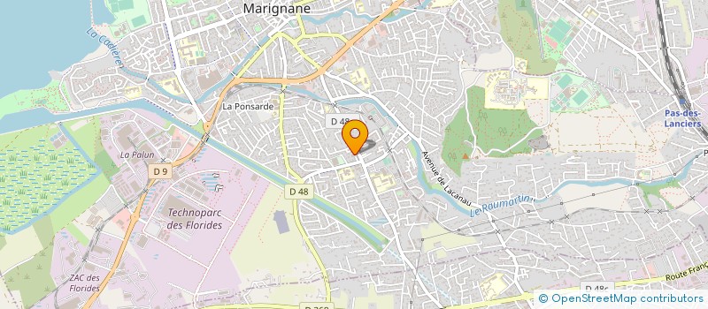 localisation de l'entreprise PRISCILLIA  MARIGNANE