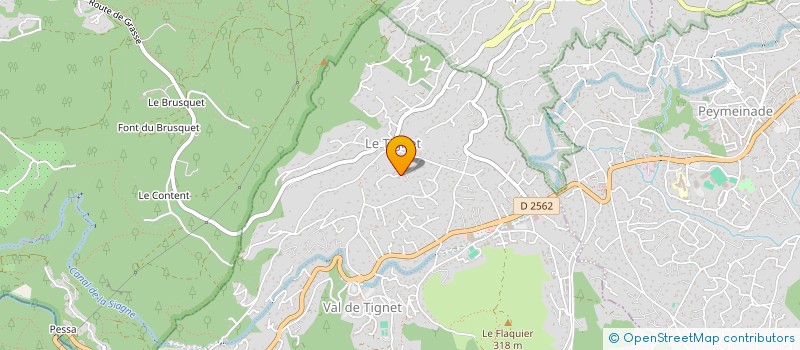 localisation de l'entreprise PRISCO à LE TIGNET