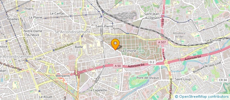 localisation de l'entreprise PRISCOU à MARSEILLE