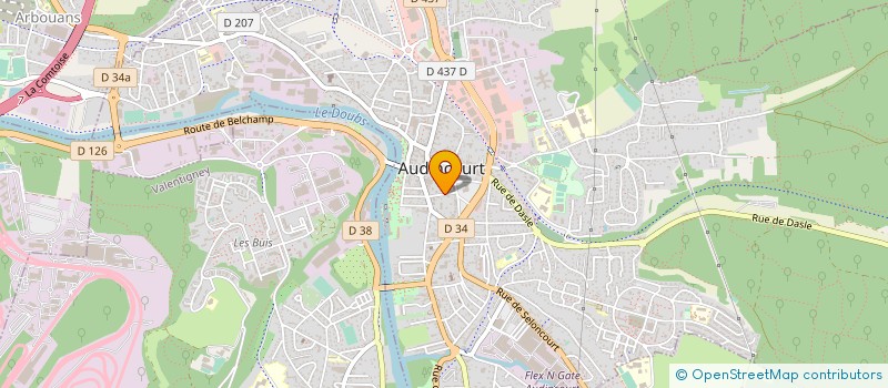 localisation de l'entreprise PRISCOUNT  AUDINCOURT