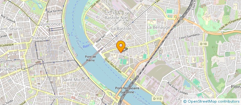 localisation de l'entreprise PRISE 2 SON à BORDEAUX