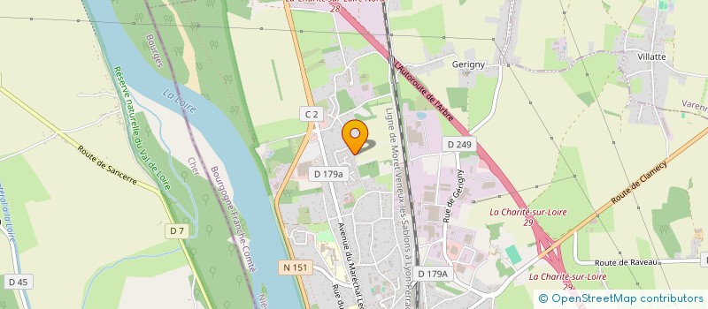 localisation de l'entreprise PRISE D'ELAN à LA CHARITE-SUR-LOIRE