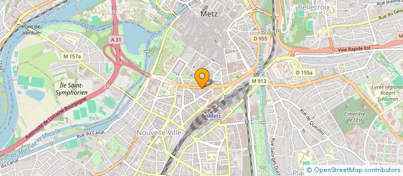 localisation de l'entreprise PRISE D'OR à METZ