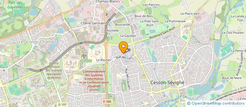localisation de l'entreprise PRISE DE CONSCIENCE PAR LE MOUVEMENT (AU CENTRE DU MOUVEMENT) à CESSON-SEVIGNE