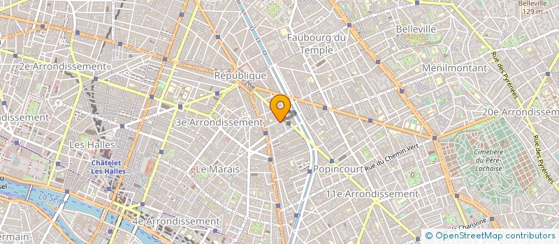 localisation de l'entreprise PRISE DE TETE  PARIS