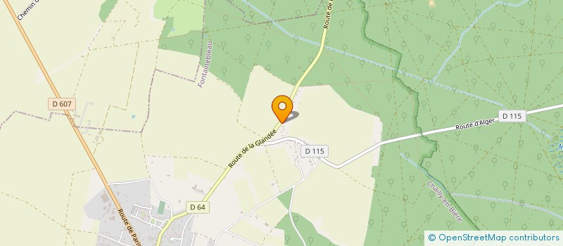 localisation de l'entreprise PRISE LIVE  CHAILLY-EN-BIERE