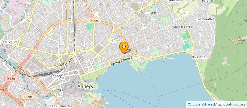 localisation de l'entreprise PRISM à ANNECY