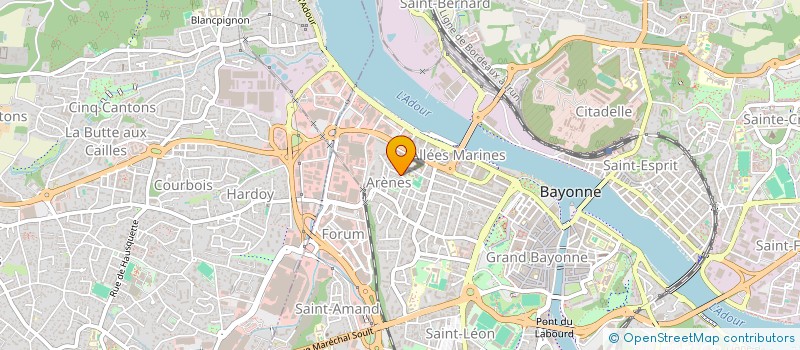 localisation de l'entreprise PRISM à BAYONNE