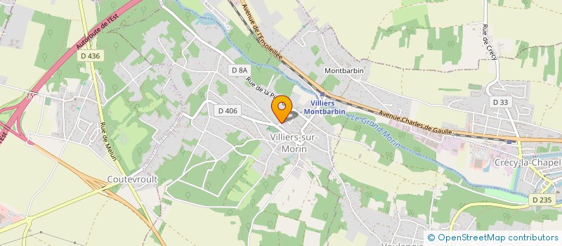 localisation de l'entreprise PRISM'ACCESS à VILLIERS-SUR-MORIN
