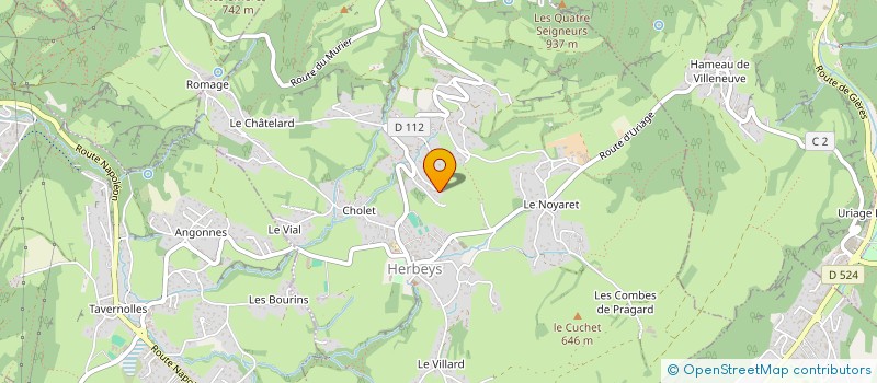 localisation de l'entreprise PRISM CONSULTING  HERBEYS