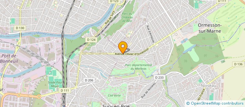 localisation de l'entreprise PRISM MESSENGER  ORMESSON-SUR-MARNE