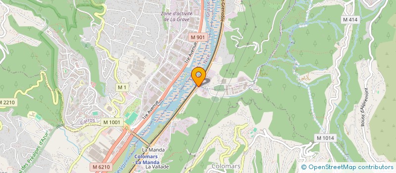 localisation de l'entreprise PRISM SOLUTION à COLOMARS