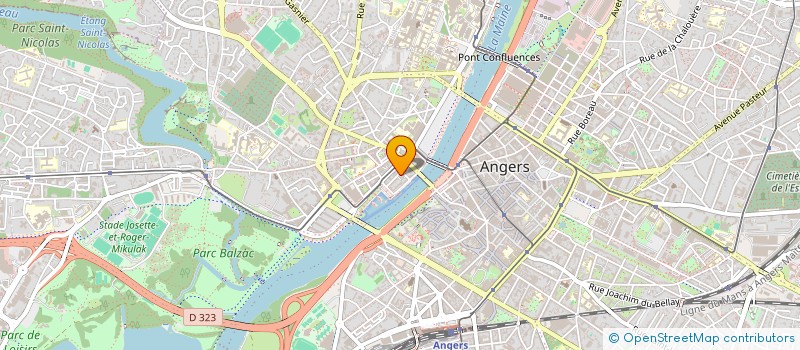 localisation de l'entreprise PRISMA à ANGERS