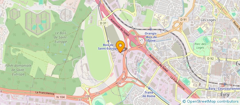 localisation de l'entreprise PRISMA à RIS-ORANGIS