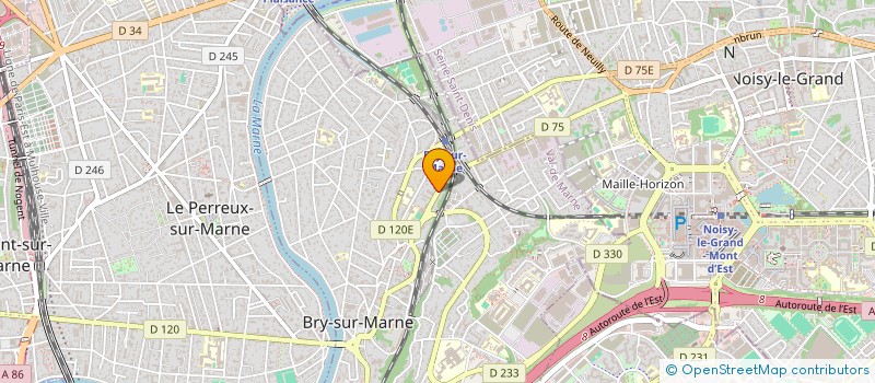 localisation de l'entreprise PRISMA  CHENNEVIERES-SUR-MARNE