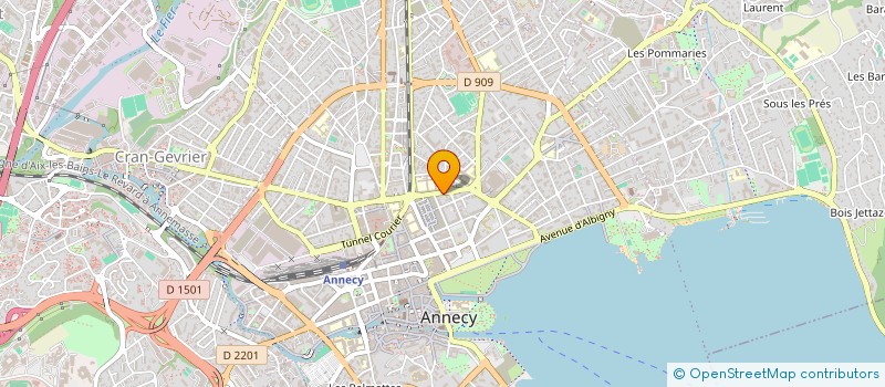 localisation de l'entreprise PRISMA CONCEPT à ANNECY