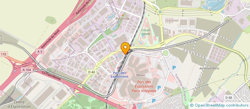 localisation de l'entreprise PRISMA FORMATIONS à VILLEPINTE