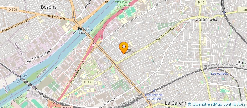 localisation de l'entreprise PRISMA INDUSTRIES  COLOMBES
