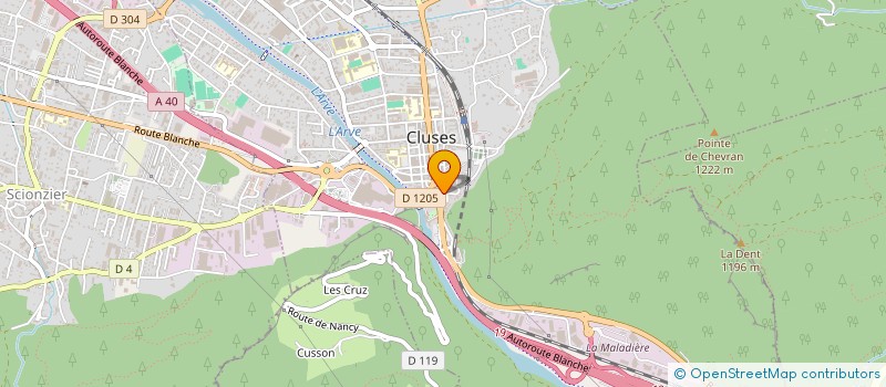 localisation de l'entreprise PRISMA INTERNATIONAL  CLUSES