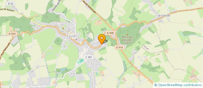 localisation de l'entreprise PRISMA INVEST  CASSEL