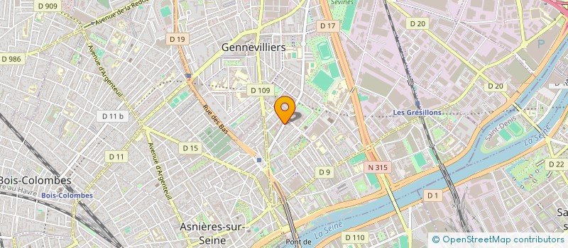 localisation de l'entreprise PRISMA MEDIA  GENNEVILLIERS