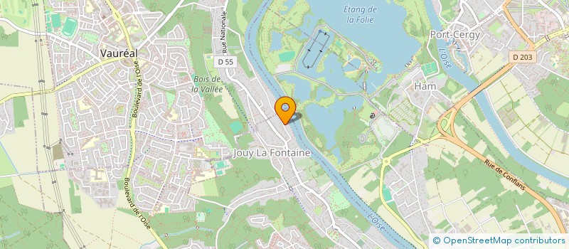 localisation de l'entreprise PRISMA PARTNERS  JOUY-LE-MOUTIER