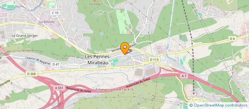 localisation de l'entreprise PRISMA SERVICES à LES PENNES-MIRABEAU