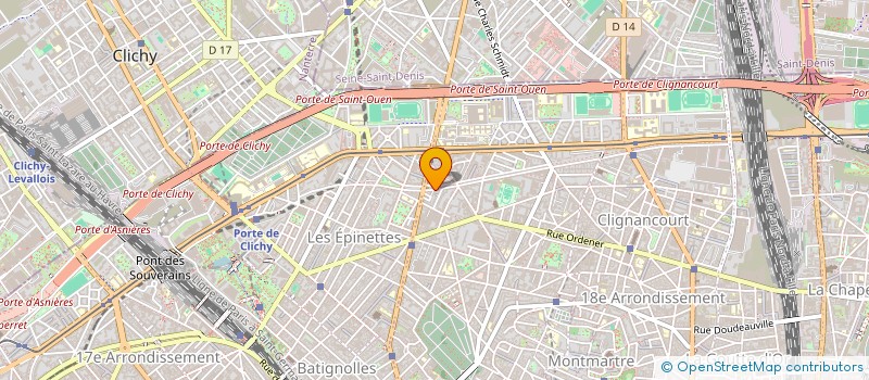 localisation de l'entreprise PRISMADENTS à PARIS