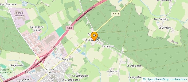 localisation de l'entreprise PRISMALU à LIFFRE