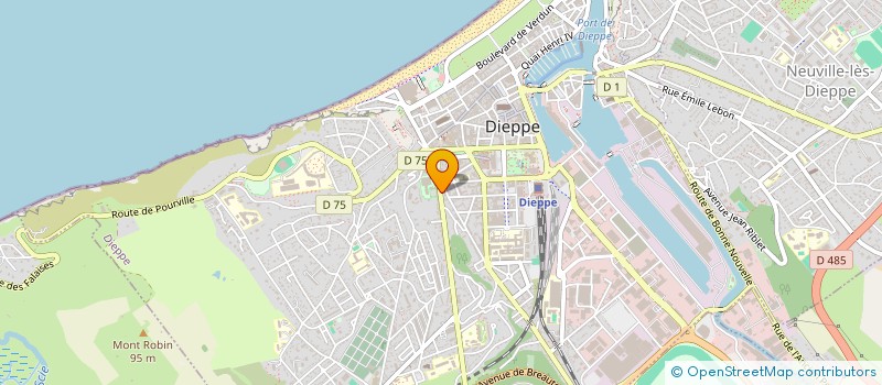 localisation de l'entreprise PRISMATIQUE  DIEPPE