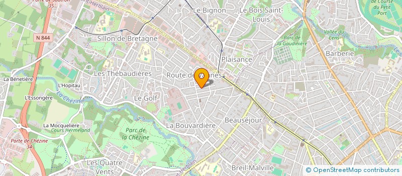 localisation de l'entreprise PRISMAVIE RH  SAINT-HERBLAIN