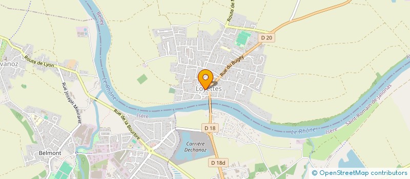 localisation de l'entreprise PRISME à LOYETTES