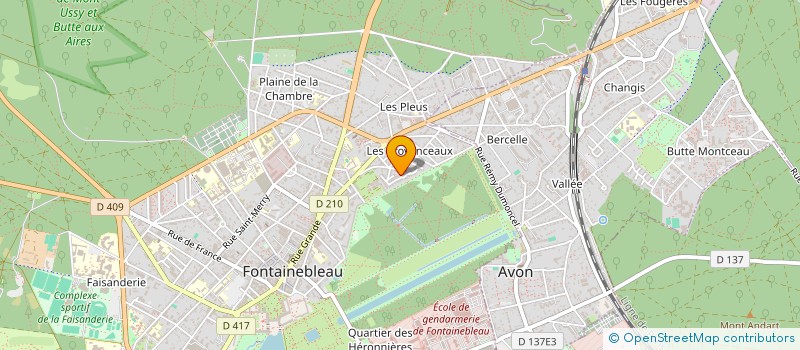 localisation de l'entreprise PRISME  FONTAINEBLEAU