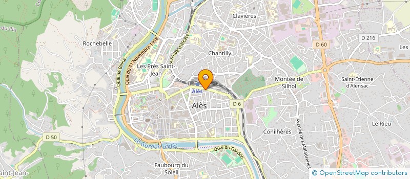 localisation de l'entreprise PRISME à ALES