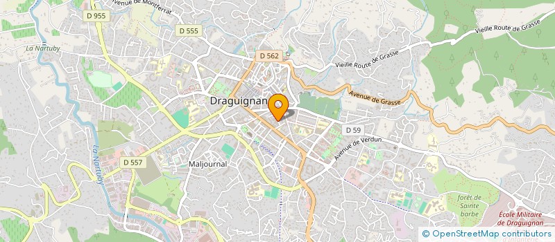 localisation de l'entreprise PRISME  DRAGUIGNAN