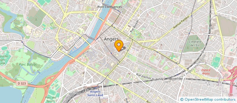 localisation de l'entreprise PRISME à ANGERS