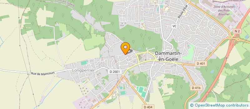 localisation de l'entreprise PRISME 90  DAMMARTIN-EN-GOELE