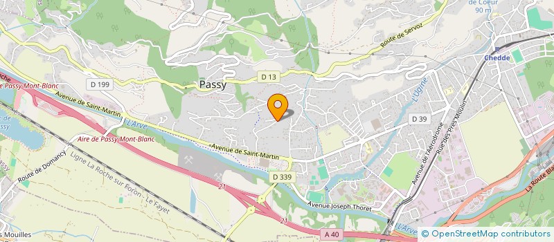 localisation de l'entreprise PRISME  PASSY