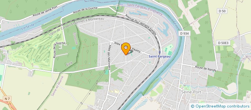 localisation de l'entreprise PRISME  SAINT-FARGEAU-PONTHIERRY