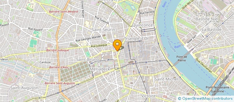 localisation de l'entreprise PRISME  BORDEAUX