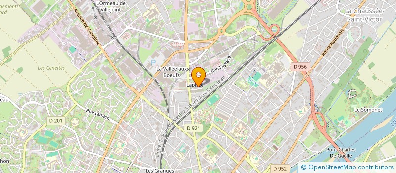 localisation de l'entreprise PRISME  BLOIS