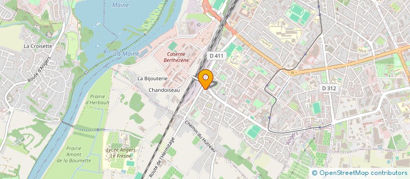 localisation de l'entreprise PRISME EDITIONS à ANGERS