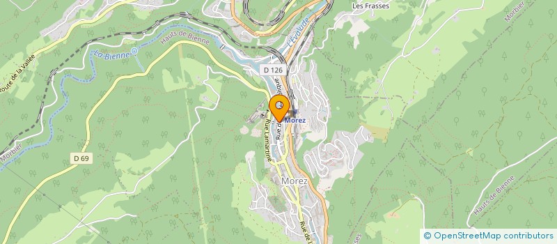 localisation de l'entreprise PRISME MFG  HAUTS DE BIENNE