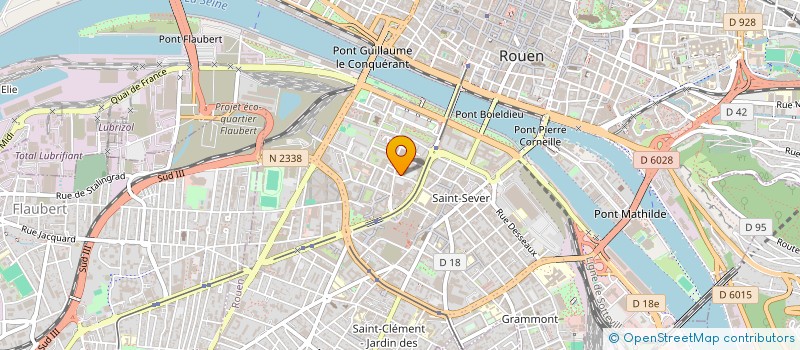 localisation de l'entreprise PRISME PATRIMOINE à ROUEN