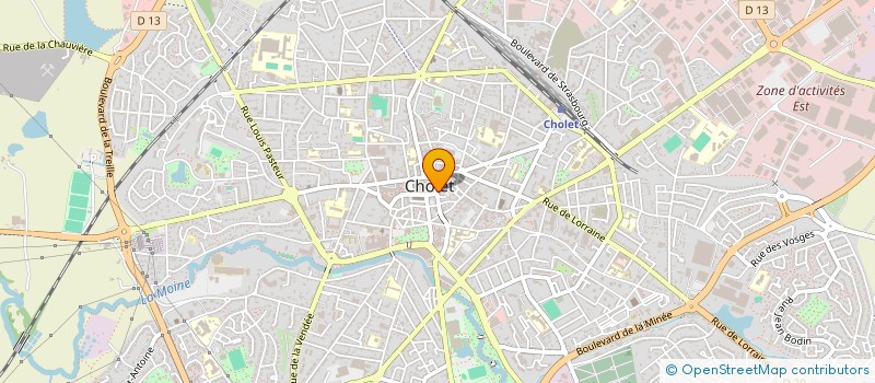 localisation de l'entreprise PRISME PRODUCTIONS à CHOLET