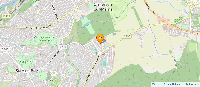 localisation de l'entreprise PRISME SECURITE INFORMATIQUE  NOISEAU